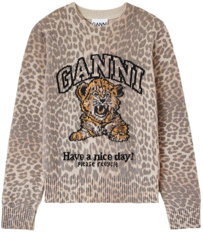 Ganni Sweaters Almond Milk