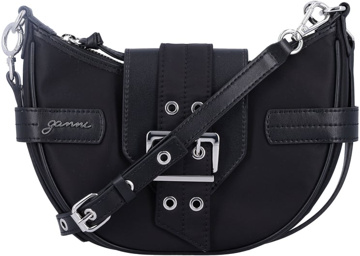 Ganni Bucky nylon small bag