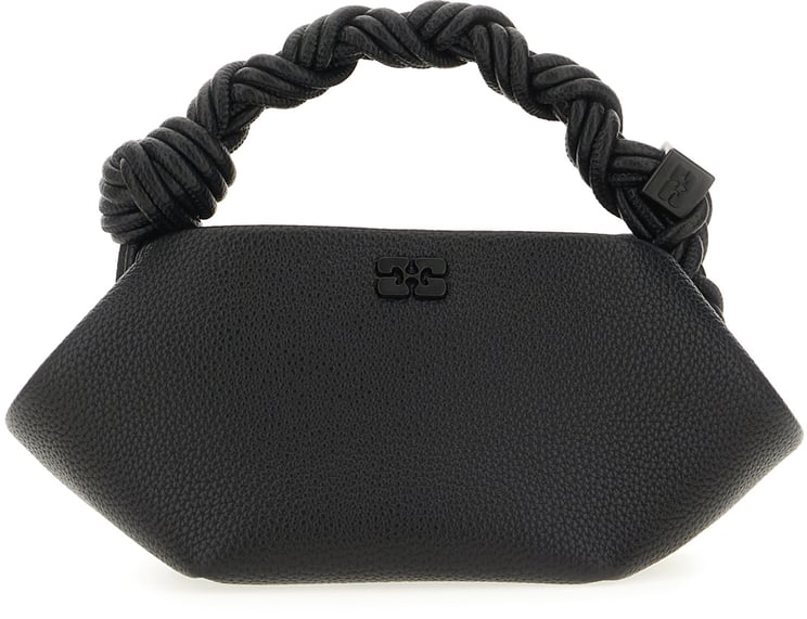 Ganni Ganni Black synthetic leather small Bou handbag