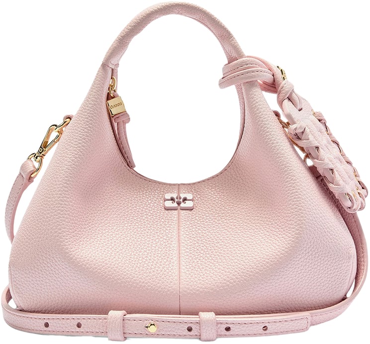Ganni Bags Chalk Pink