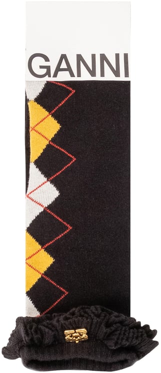 Ganni ARGYLE SOCKS