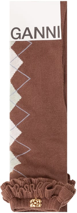Ganni ARGYLE SOCKS