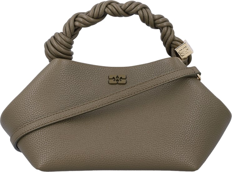 Ganni Bou Small Grained Military Olive