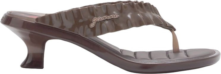 Ganni Flat Shoes Brown