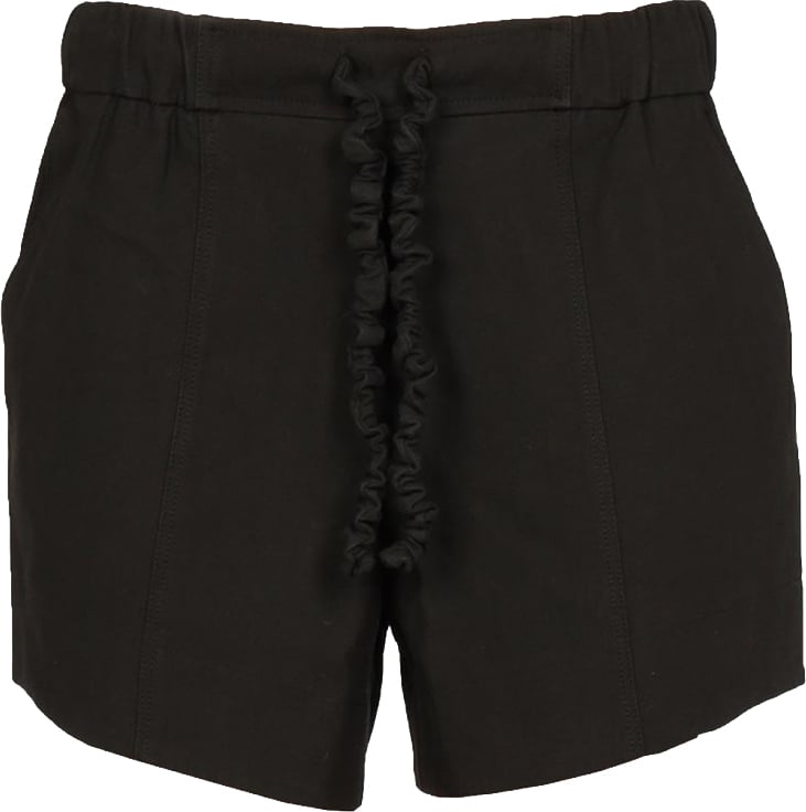 Ganni Ruffled Elastic Waistband Shorts