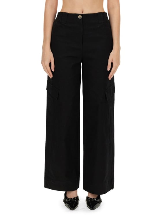 Ganni Herringbone Pants