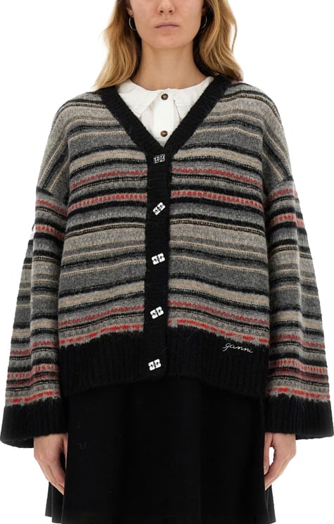 Ganni Boxy Fit Cardigan