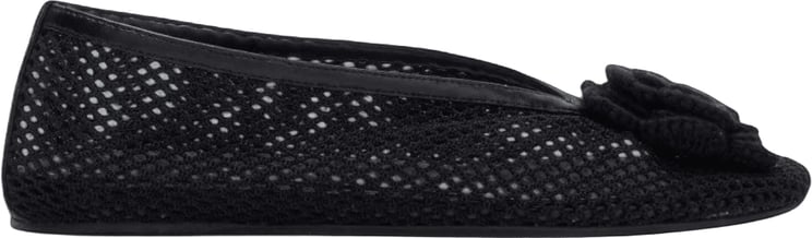 Ganni MESH FLOWER JENNY BALLERINAS