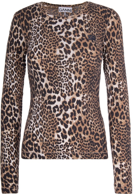 Ganni T-Shirts And Polos Brown