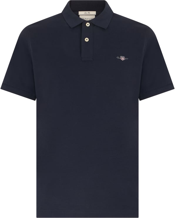 Gant Short sleeve polo in cotton piqué