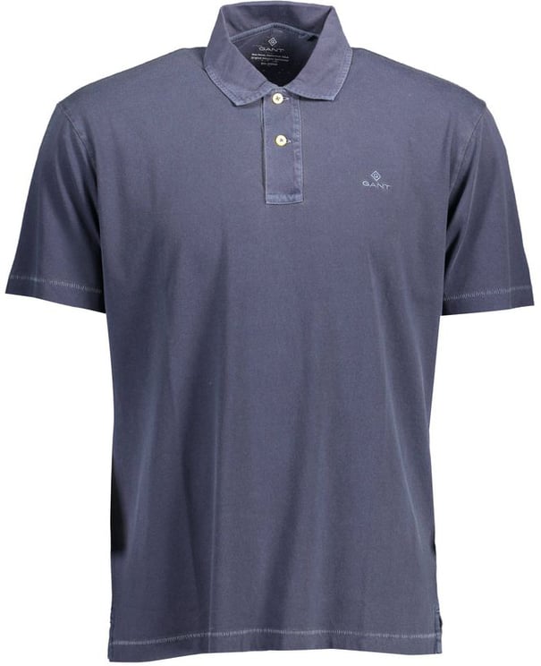 Gant Gant Blu Cotton Mens Polo Shirt