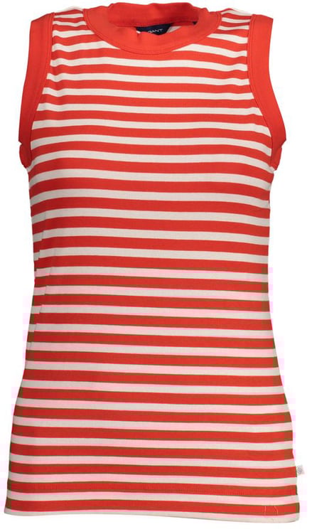 Gant Gant Red Organic Cotton Women Tank Top