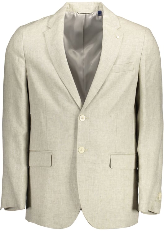 Gant Gant Beige Linen Blazer Jacket