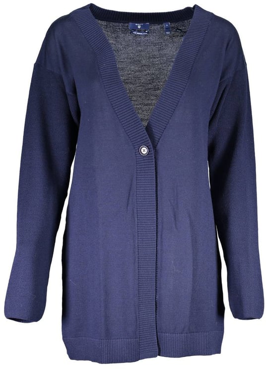 Gant Gant Blu Wool Womens Cardigan