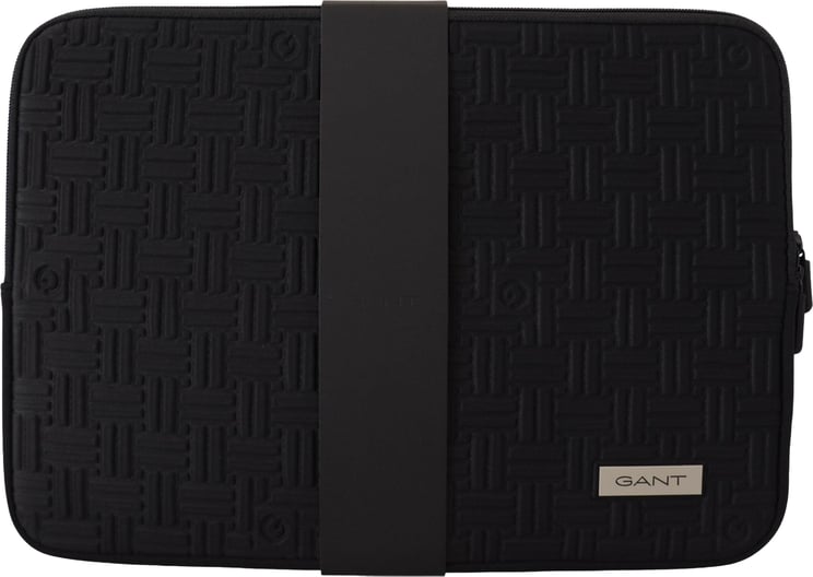 Gant Gant Black Padded Pouch Bag Zipper Cover Sleeve Case