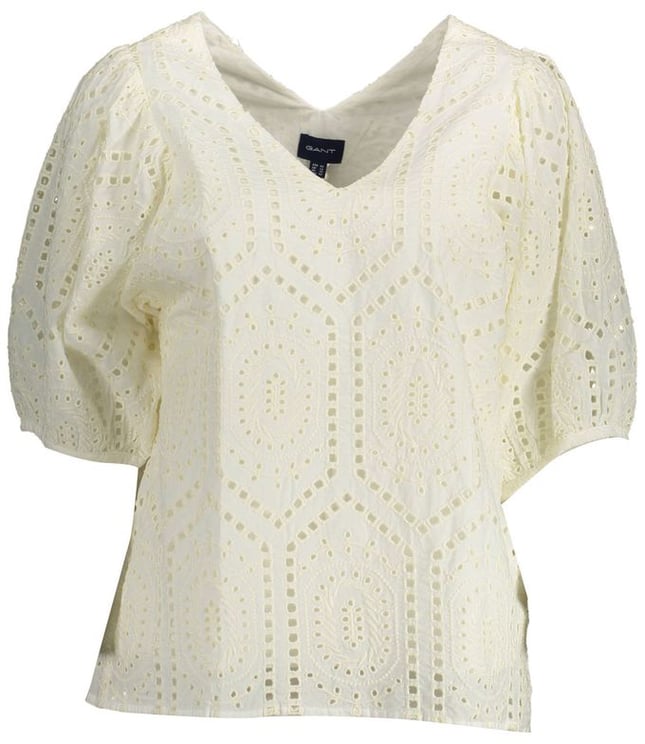Gant Gant White Cotton Women T-Shirt