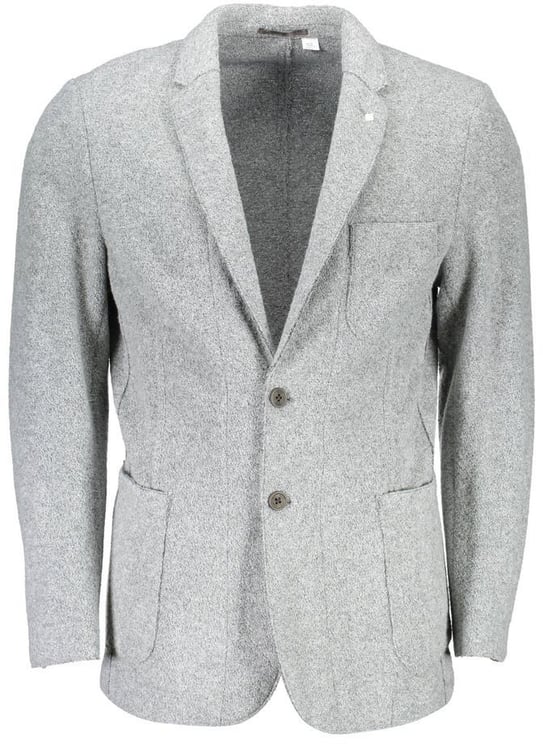 Gant Gant Gray Polyester And Wool Blazer