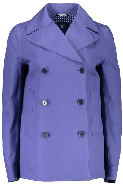 Gant Gant Blue Cotton Women Coat Jacket