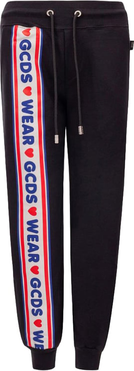 GCDS GCDS Black Cotton Joggers (Workout Pants)
