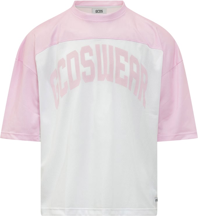 GCDS Sunset SS T-shirt con Stampa Frontale