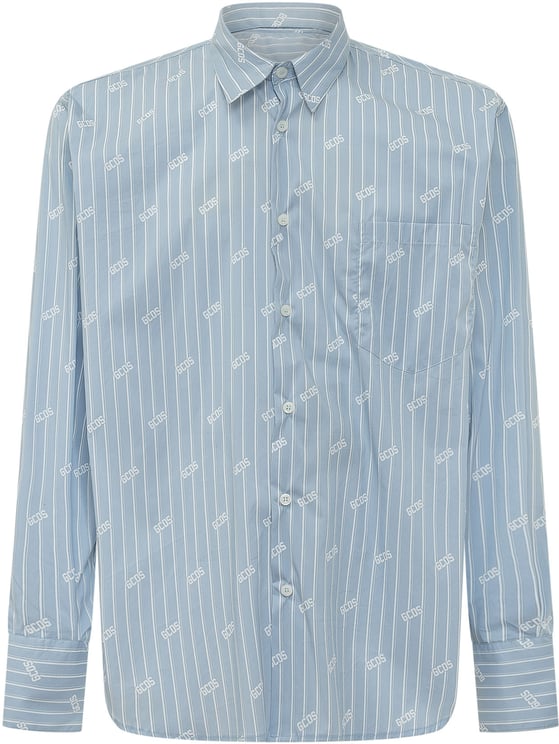 GCDS Camicia con Colletto e Tasche