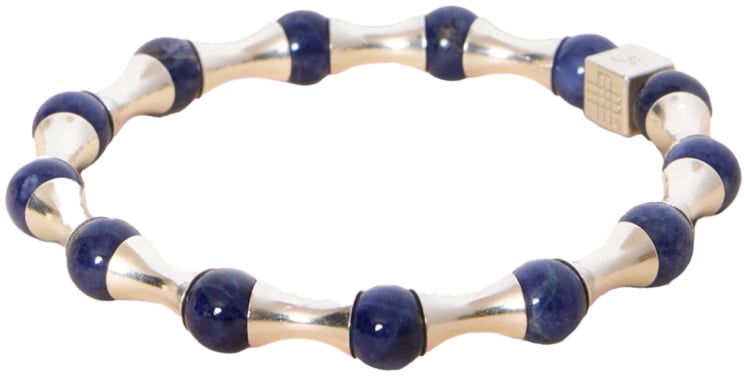 Gebauer & Gebauer Bracelet Blue Wave - the GREATEST TIMEPIECE - 925 sterling silver