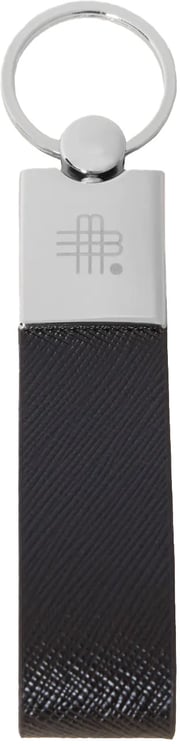 Gebauer & Gebauer The „SECRET“ KEYRING - SAFFIANO BLACK