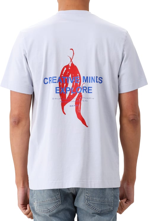 Genti Genti T-shirt Blauw SS