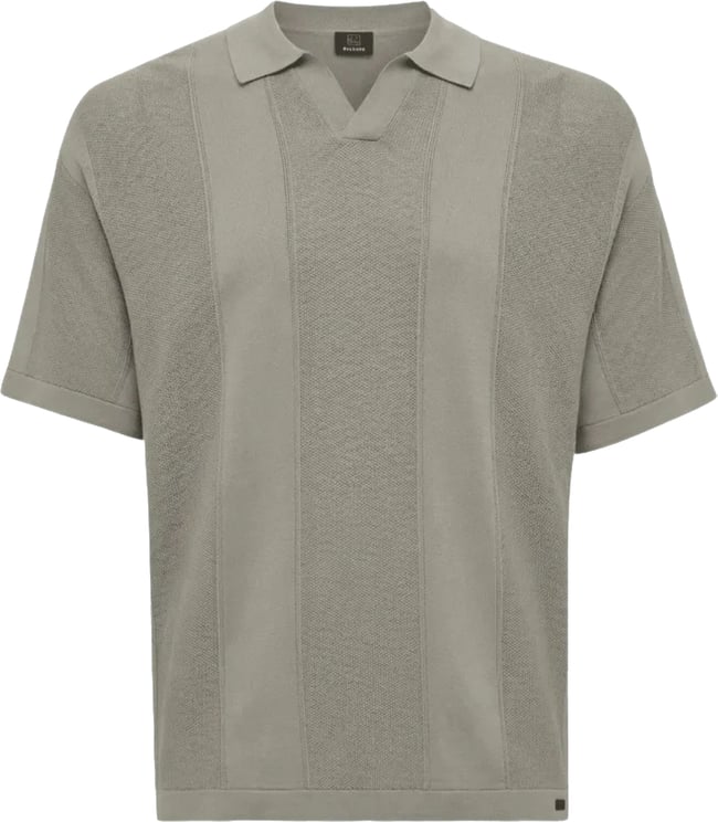 Genti Genti Polo No Buttons Ss Polos Groen K4129-1260