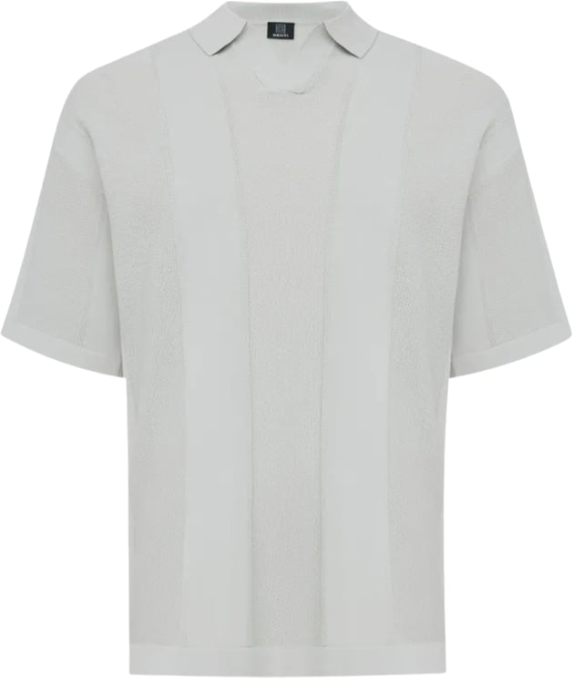 Genti Genti Polo No Buttons Ss Polos Lichtgroen K4129-1260