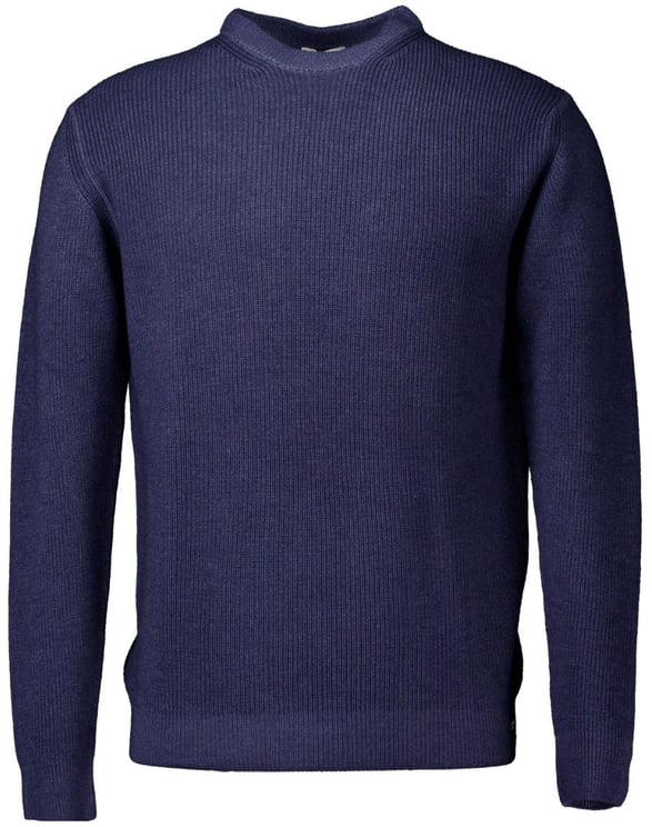 Gentiluomo Gentiluomo Round Ls Truien Blauw K1082-248