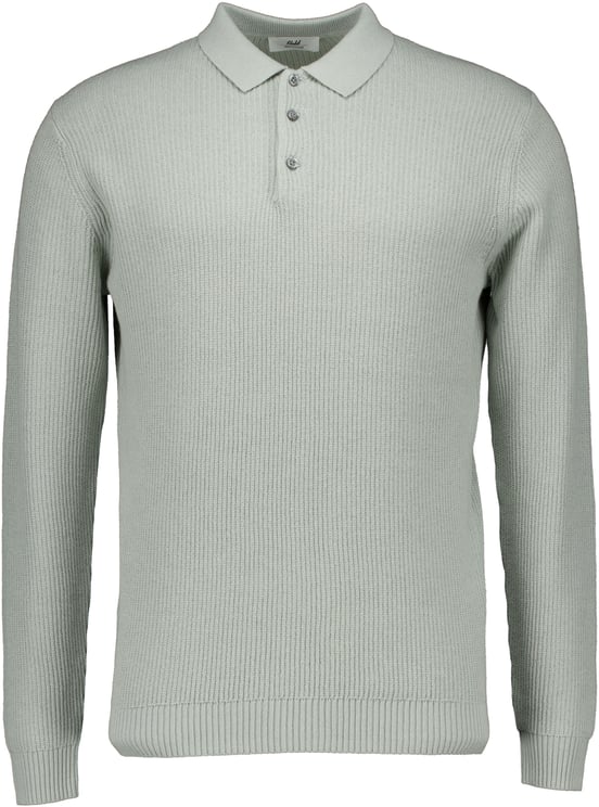 Gentiluomo Gentiluomo Polo 3 Buttons Ls Polos Lichtgroen K4166-274