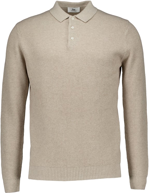 Gentiluomo Gentiluomo Polo 3 Buttons Ls Polos Zand K4166-274