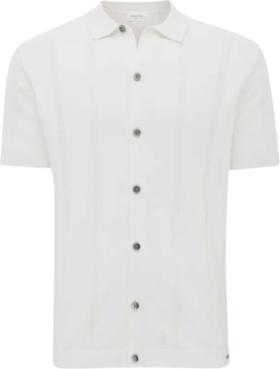 Gentiluomo Gentiluomo K4188-272 Korte Mouw Overhemden Off White K4188-272