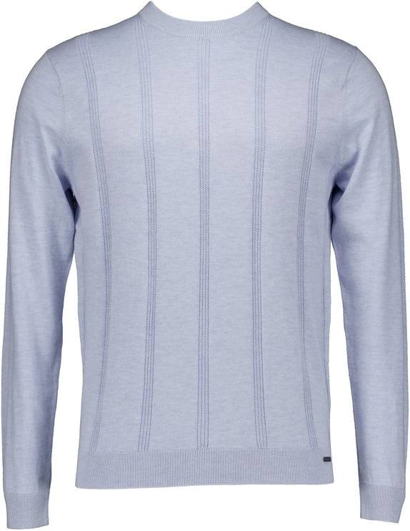 Gentiluomo Gentiluomo Round Neck Ls Truien Lichtblauw K4190-272