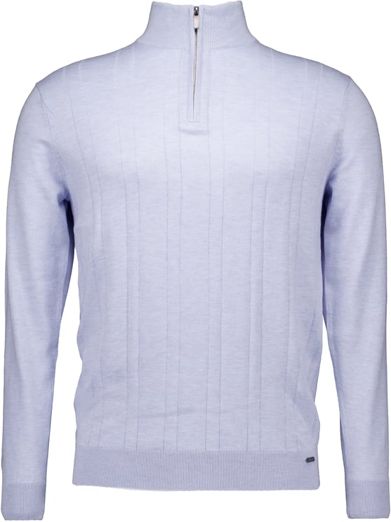 Gentiluomo Gentiluomo Turtle Zip Ls Sweaters Lichtblauw K9098-272