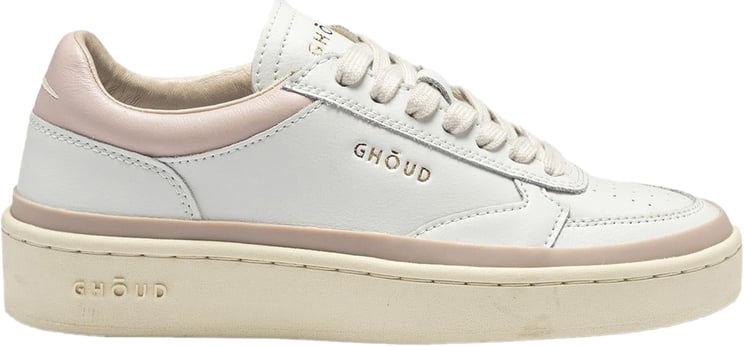 Ghōud Dames Pads Sneaker Wit/Nude