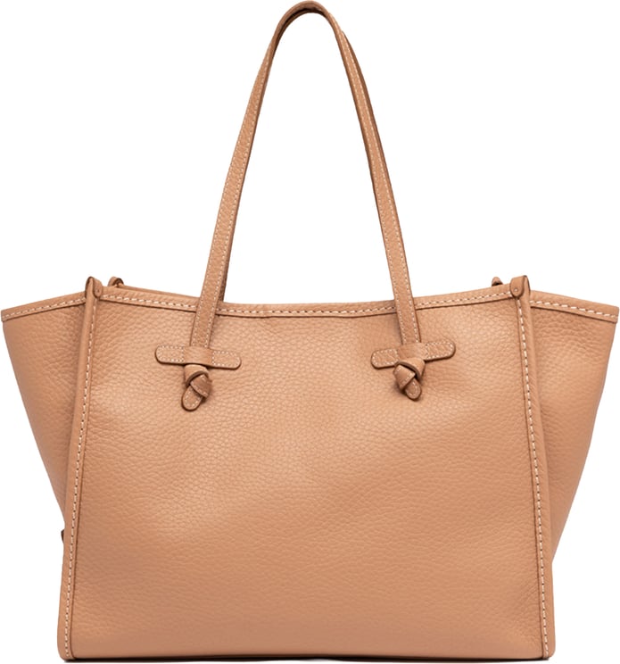 Gianni Chiarini Marcella Rectangular Brown Structured Leather Tote