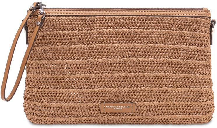 Gianni Chiarini Clutch Marcella Intrecciata con Zip e Laccetto