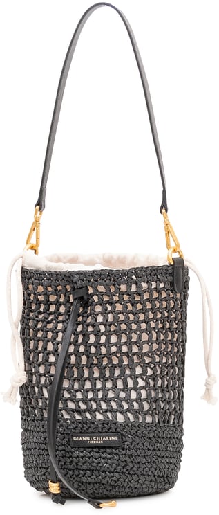 Gianni Chiarini Borsa Secchiello Nefeli con Trama Intrecciata e Coulisse
