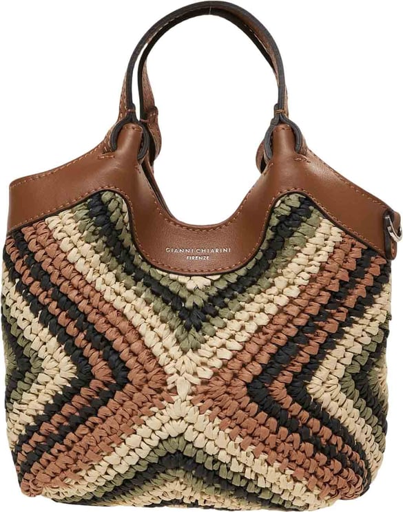 Gianni Chiarini Raffia handbag 'Dua'