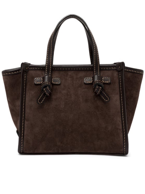 Gianni Chiarini Miss Marcella Brown Suede Handbag
