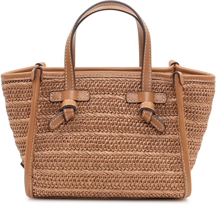 Gianni Chiarini Borsa Miss Marcella con Doppi Manici e Dettagli Annodati