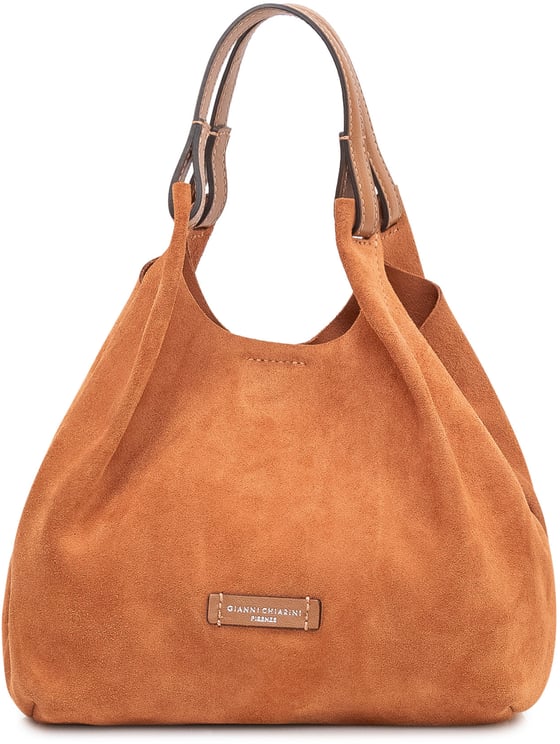 Gianni Chiarini Borsa a Spalla Dua in Pelle Scamosciata