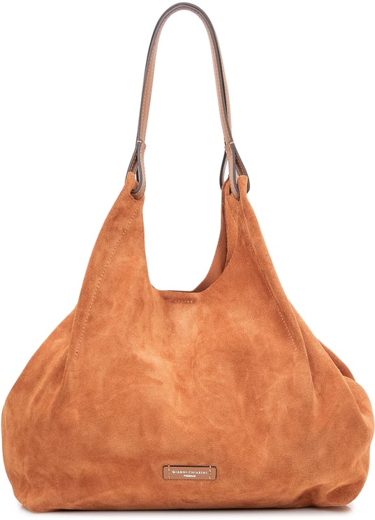 Gianni Chiarini Borsa a Spalla Dua in Pelle Scamosciata
