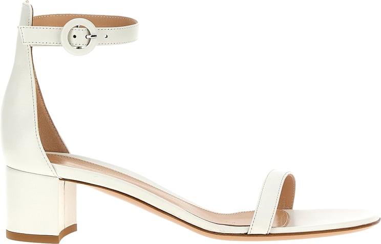 Gianvito Rossi Gianvito Rossi White Leather Flat Sandals