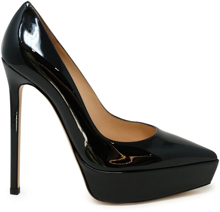 Gianvito Rossi GIANVITO ROSSI G22299.15RIC.VERNERO BLACK PATENT LEATHER PUMPS