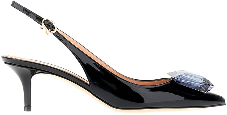 Gianvito Rossi Gianvito Rossi Black leather Jaipur pumps