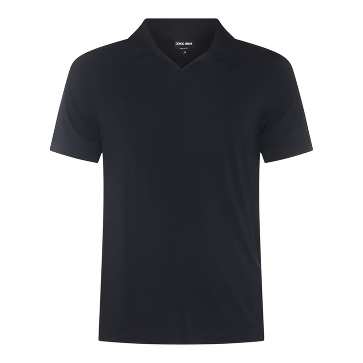 Giorgio Armani Short-Sleeve V-Neck Polo Shirt