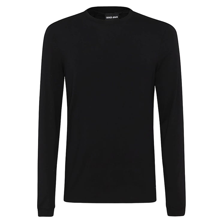 Giorgio Armani Black Long-Sleeve T-Shirt